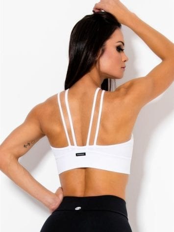CANOAN  Sports Bra TOP 70011 White Sexy Workout Tops