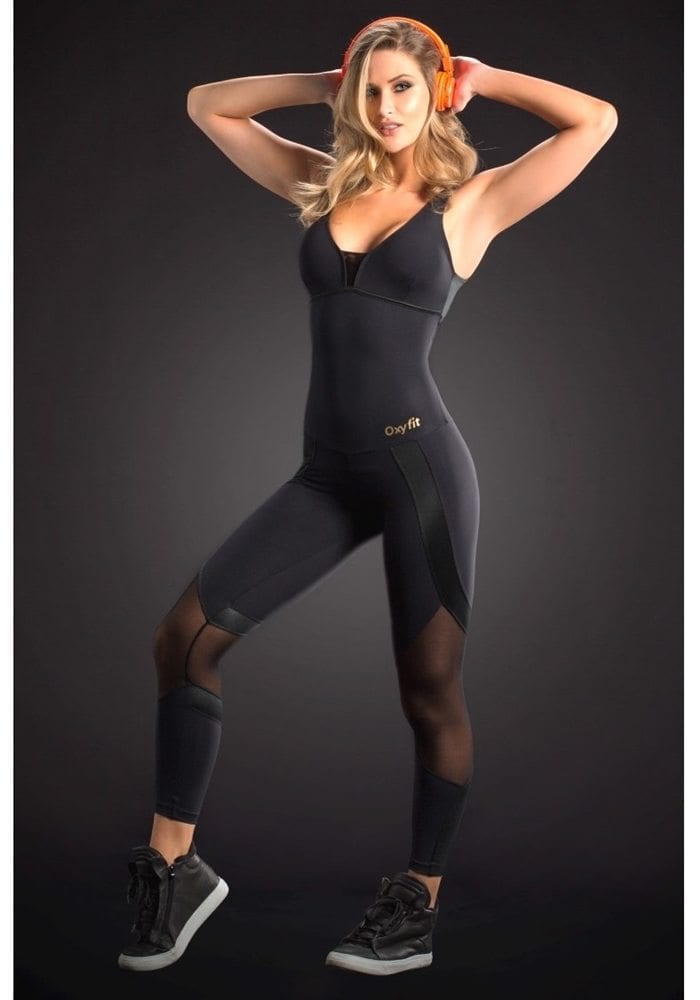 OXYFIT Jumpsuit Way 15192 BK – Sexy Rompers, Cute Workout 1-Piece