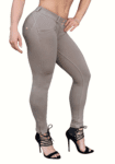 FREDDY WR.UP Shaping Effect - Low Waist - 7/8 Skinny Pants- Beige