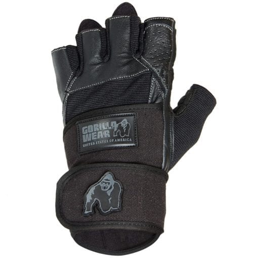 Gorilla Wear - Dallas Wrist Wrap Gloves - Black