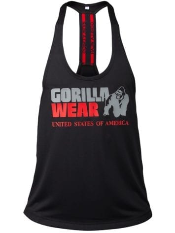 Gorilla Wear Nashville Tank Top – Black/Red