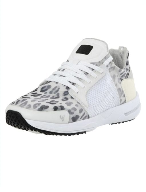 Freddy Fitness Footwear - Feline 2.0 Leopard Print Sport Shoe - white