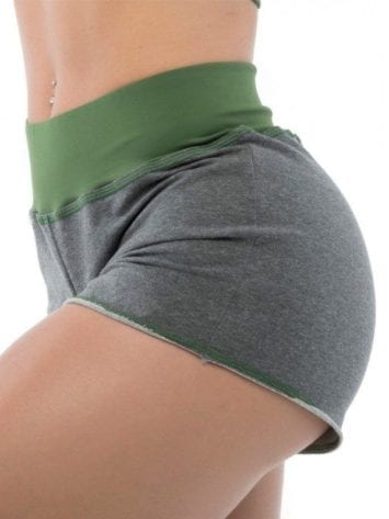 BFB Activewear Shorts Molentinho – Gray/Green