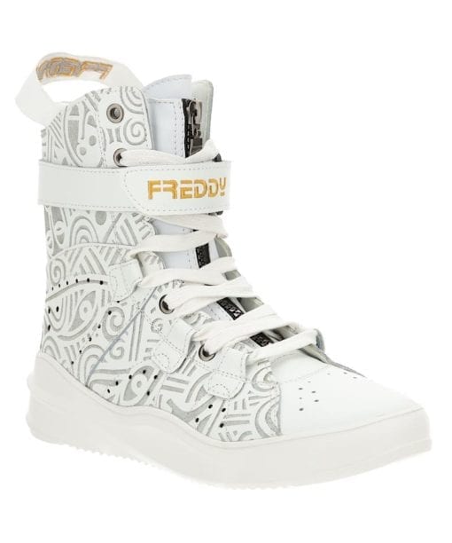 Freddy Fitness Footwear - Mid Cut Boot 589 Laolu Real Leather - White